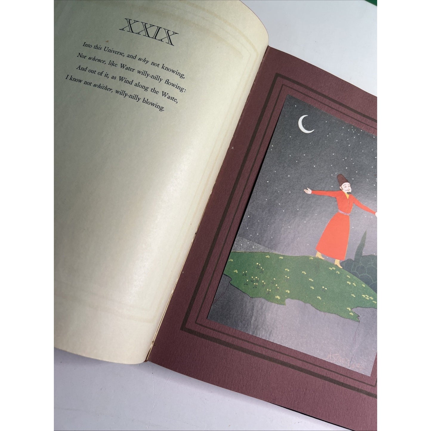 Vintage 1938 THE RUBAIYAT OF OMAR KHAYYAM Rendered By Edward Fitzgerald