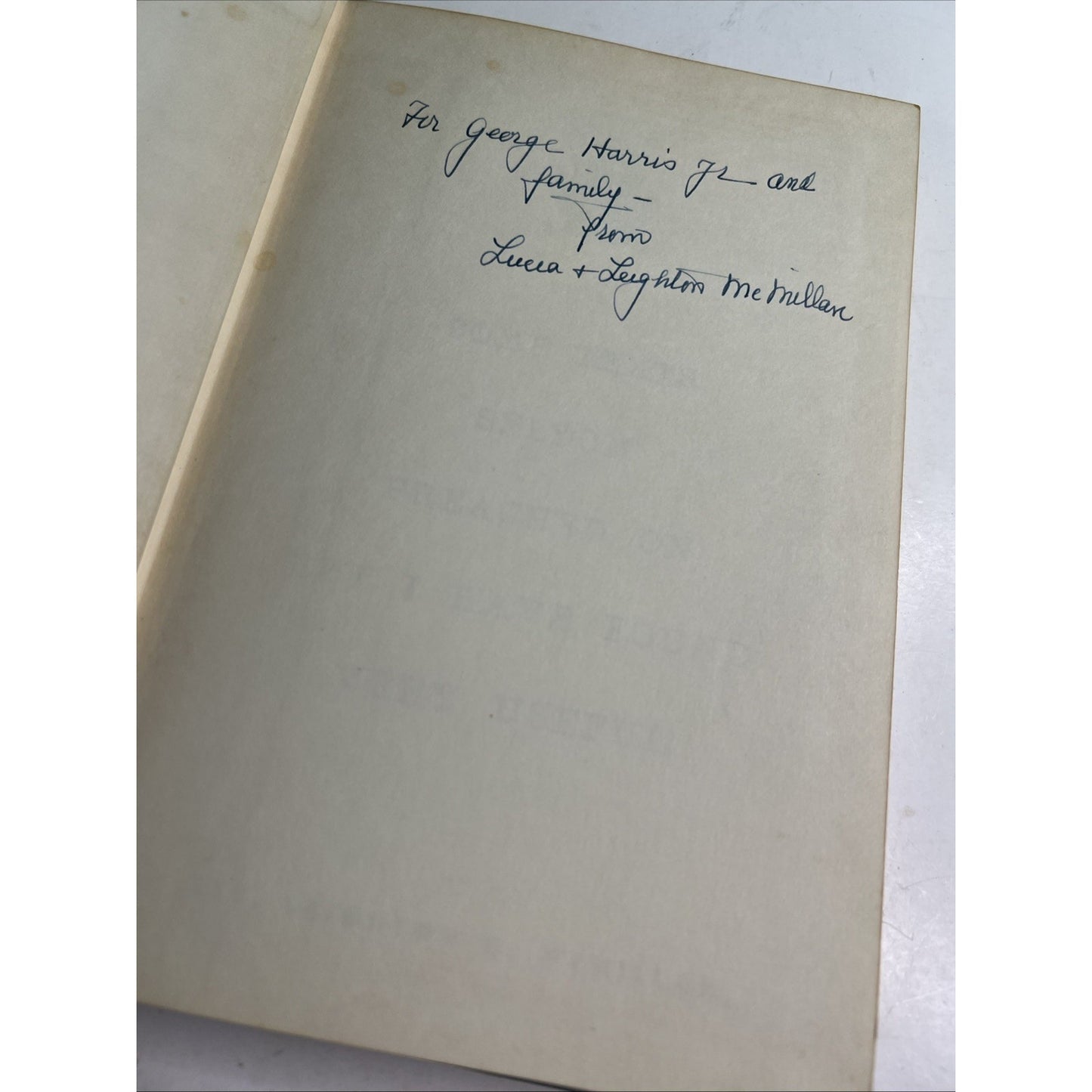 SOME TEXTS SELDOM PREACHED ON 1963 HC Leighton G. McMillan SIGNED