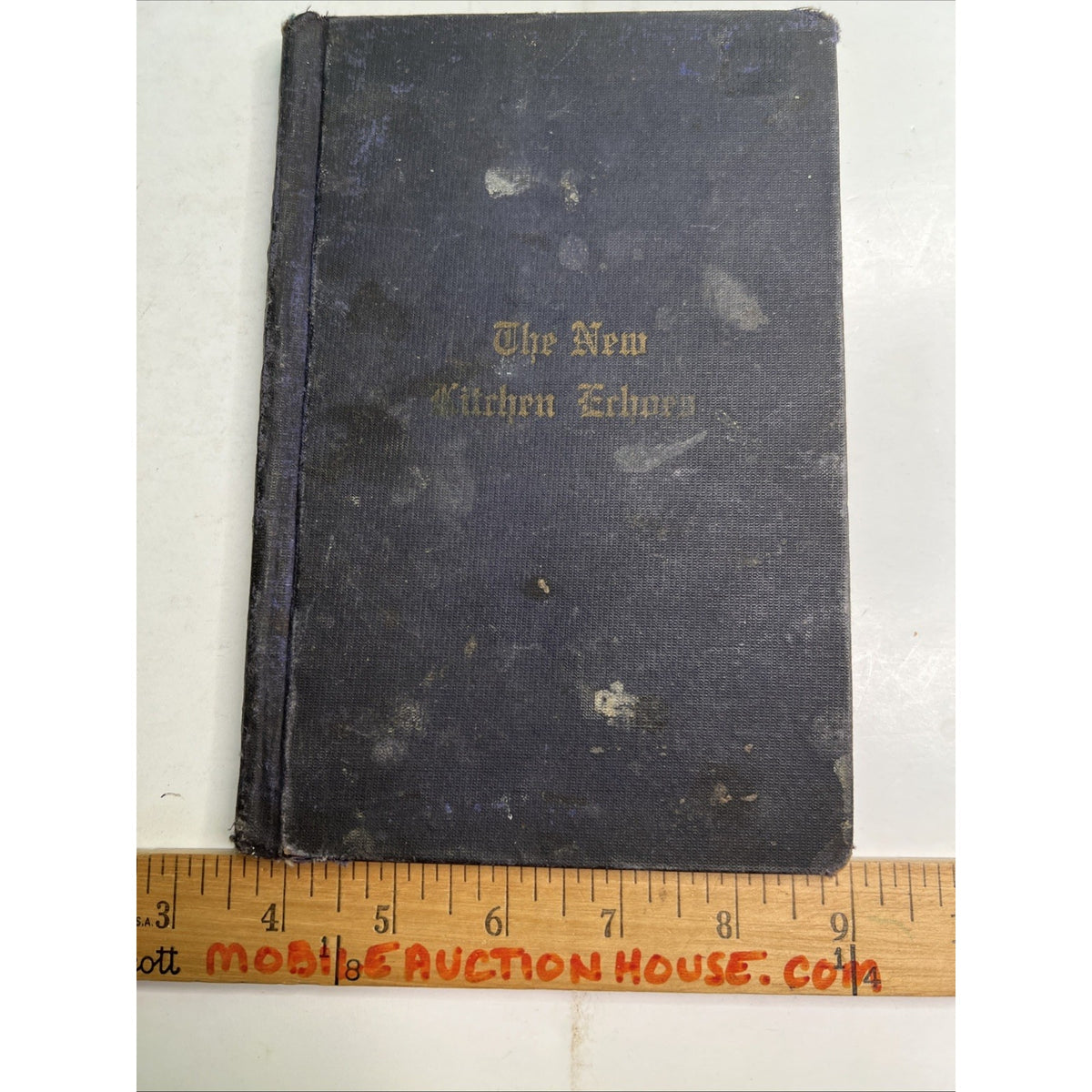 1906 Cookbook New Kitchen Echoes Ladies Aid Society Dayton Ohio HC Advertising