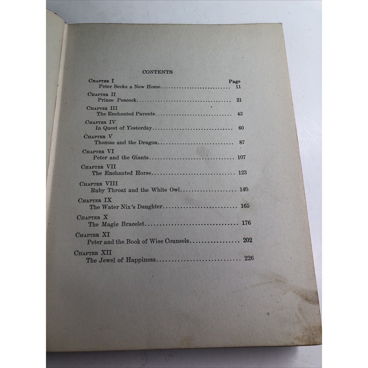 PETER AND THE PRINCESS by Carl H. Grabo Art by John R. Neill 1st Edition 1920 HC