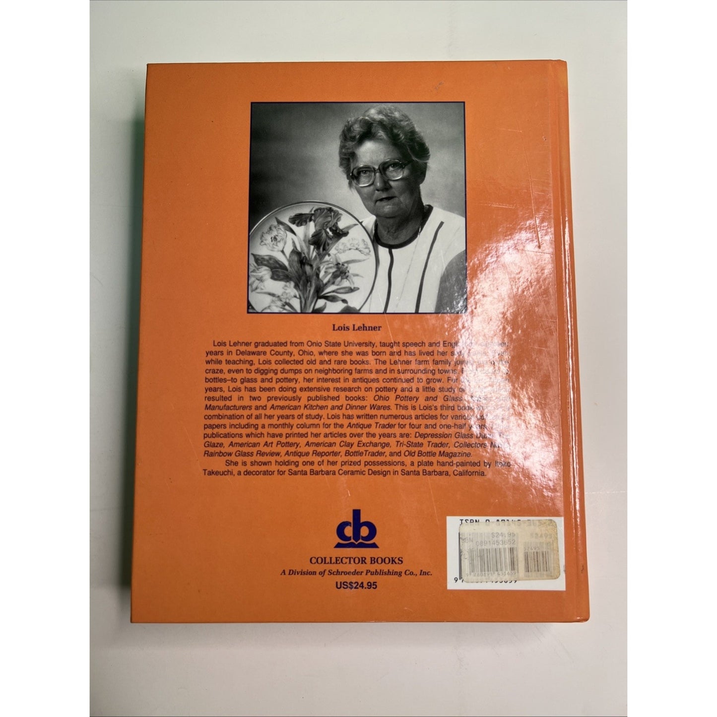 Lehner’s Encyclopedia of U.S. Marks On Pottery, Porcelain & Clay 1988 HC