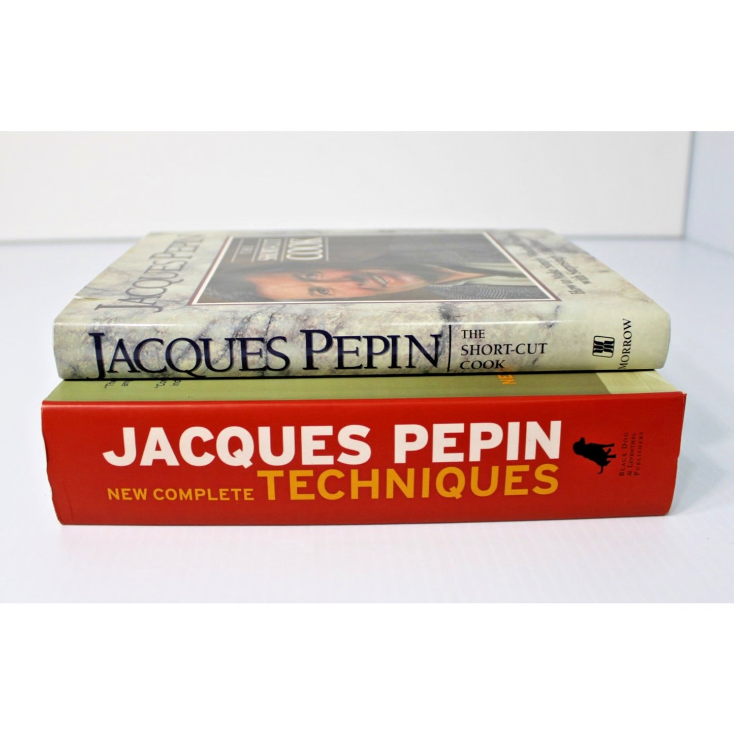 Jacques Pepin: New Complete Techniques and The Short-Cut Cook, HC/DJ, Like New!