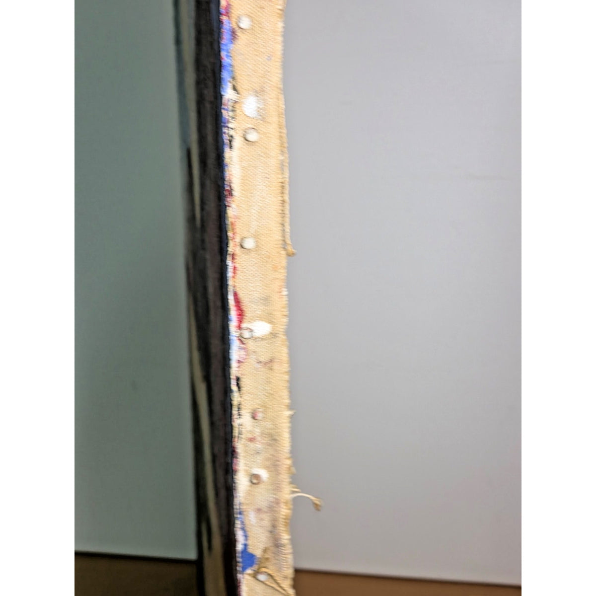 Large Vintage Mid-Century Modern Expressionist Impasto Portrait - Anco Bilt