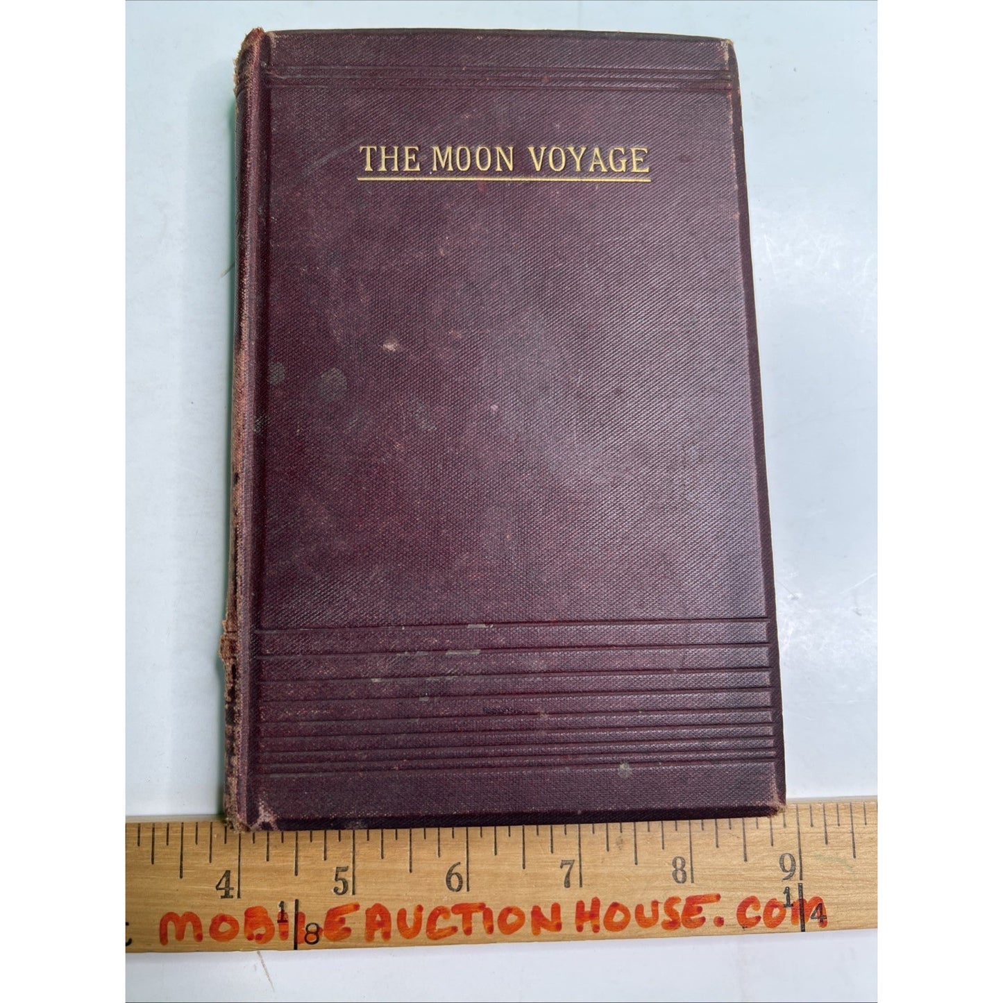 The Moon-Voyage by Jules Verne Antique Hardcover