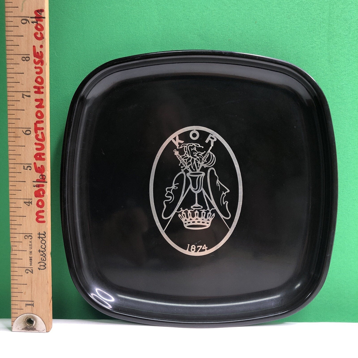 KOR 1874 Knights Of Revelry COUROC Tray Mardi Gras Mobile Alabama AL Keepsake