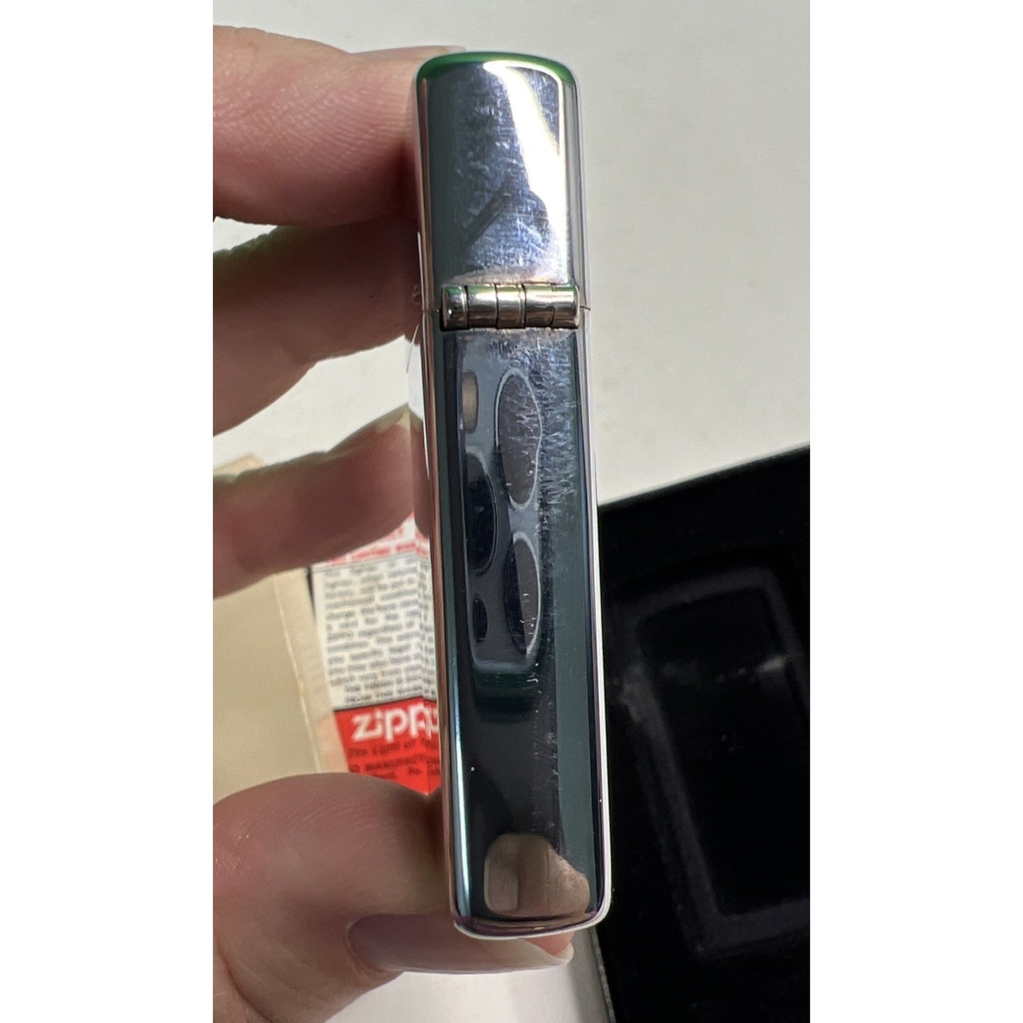 Vintage Zippo Slim Lighter Seal of the City Mobile Alabama In Original Box