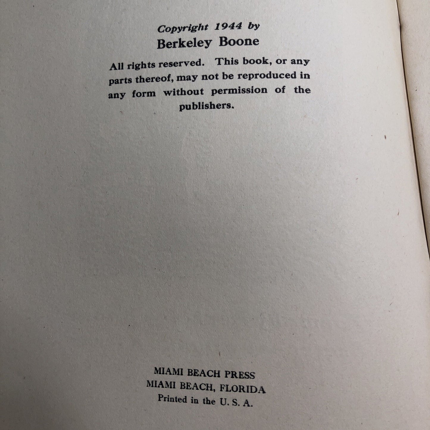 1944 After Midnight Poems by Berkeley Boone Illustrated by Donna Klewer