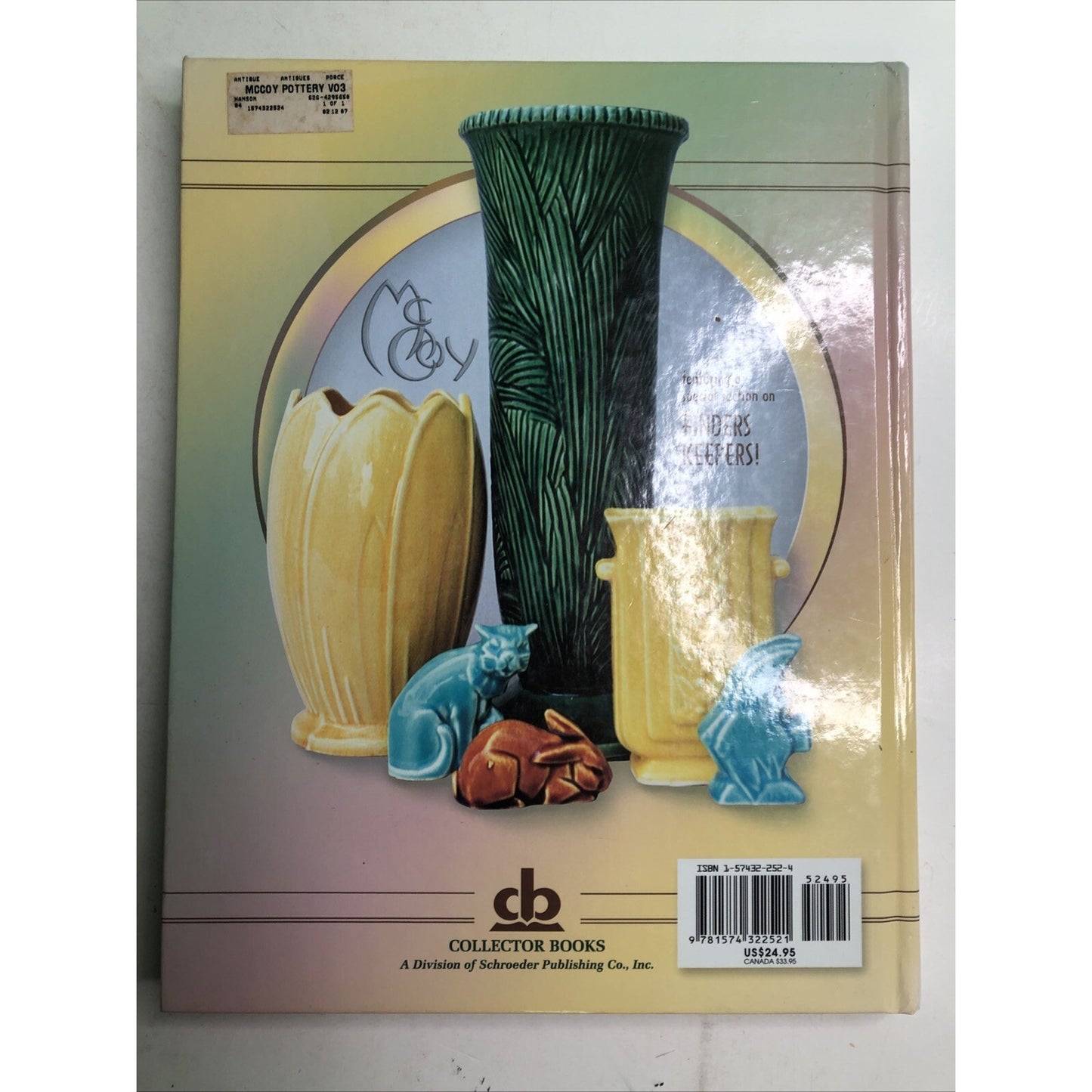McCoy Pottery Volume III Collector's Reference & Value Guide Hanson Nissen 2002