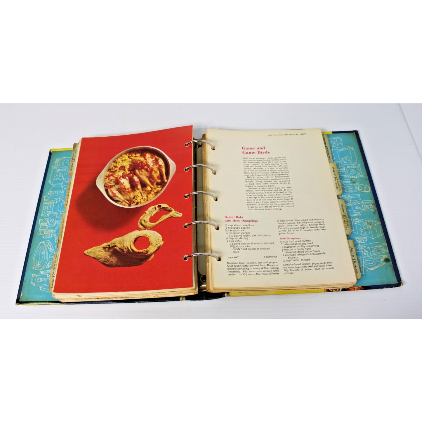 Vintage 1960s The Pillsbury Family Cookbook- Complete Recipe Binder, 550+ pages
