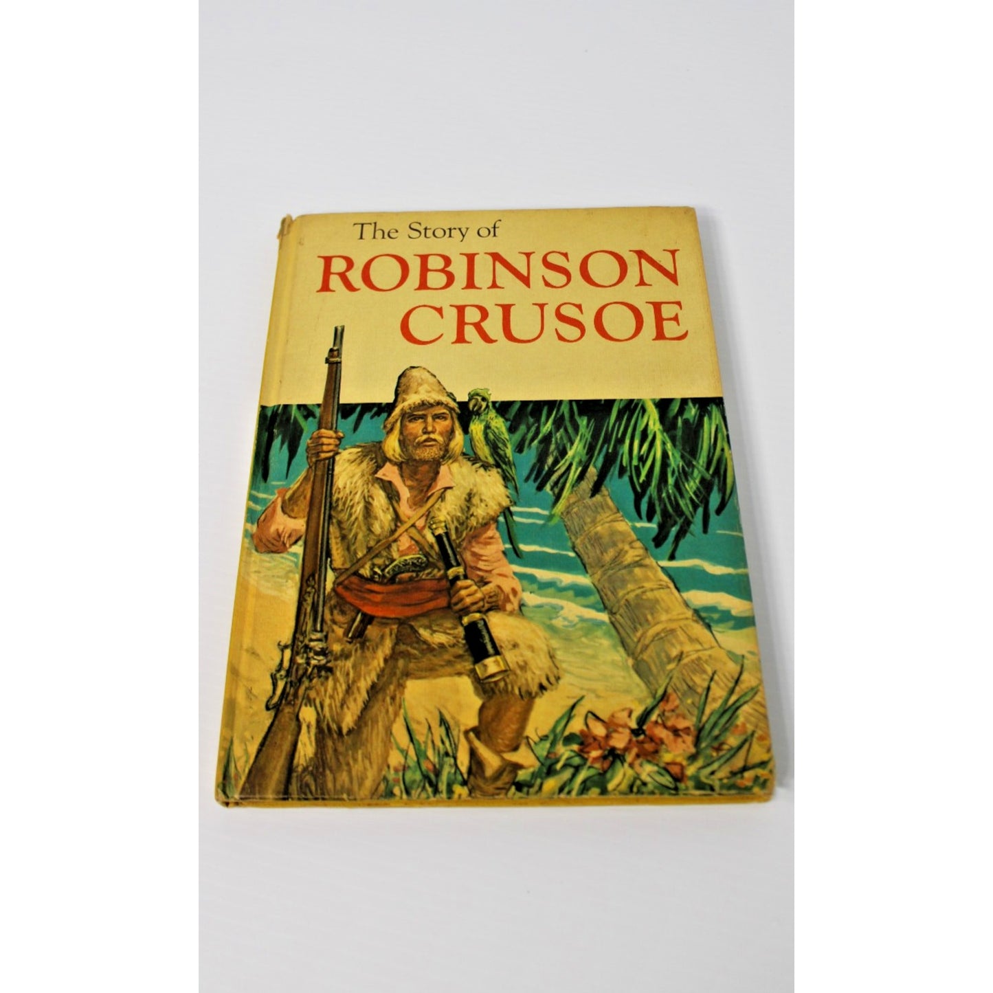 The Story of Robinson Crusoe Random House Hardcover Illustrated Book 1952