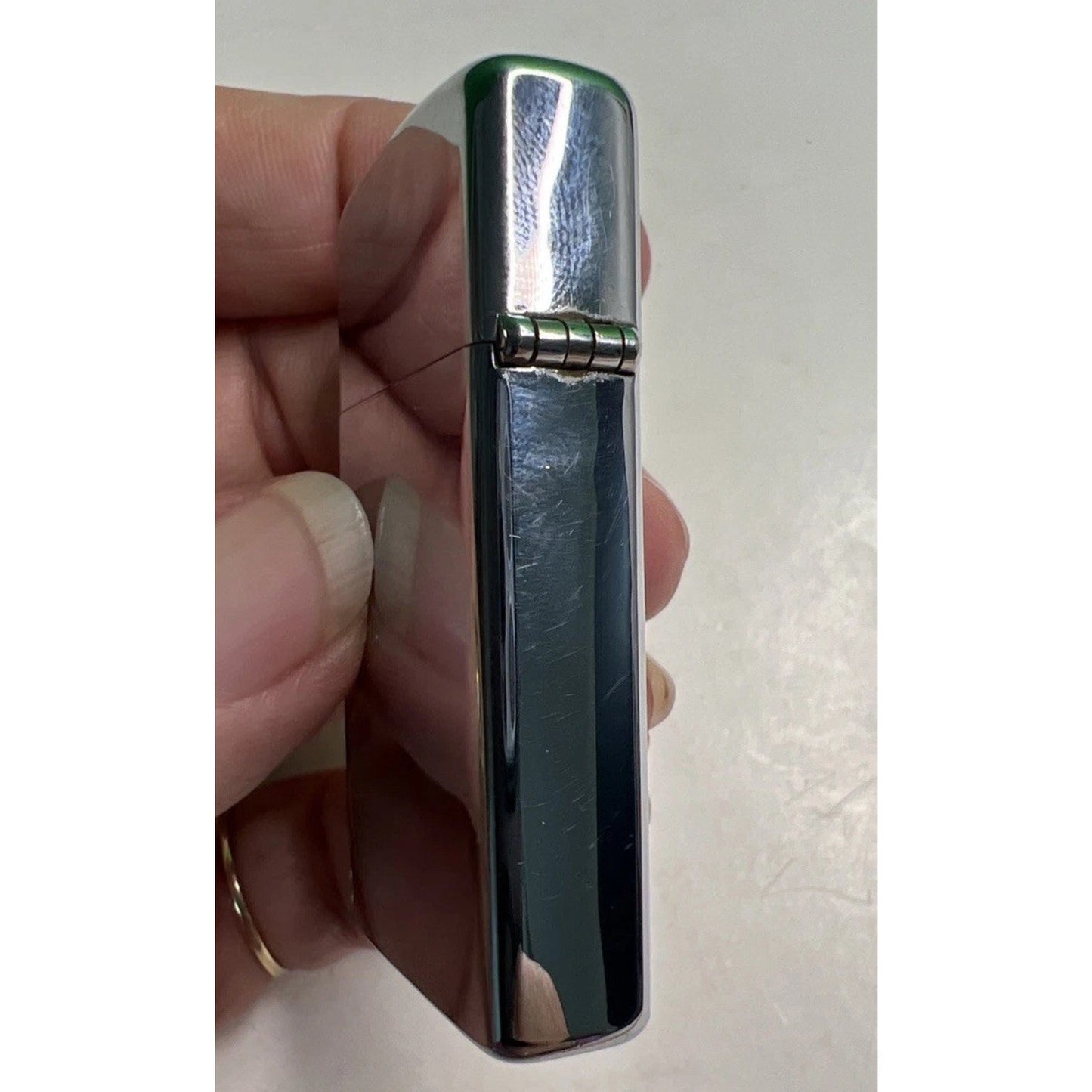Vintage Zippo Slim Lighter Seal of the City Mobile Alabama Founded 1702