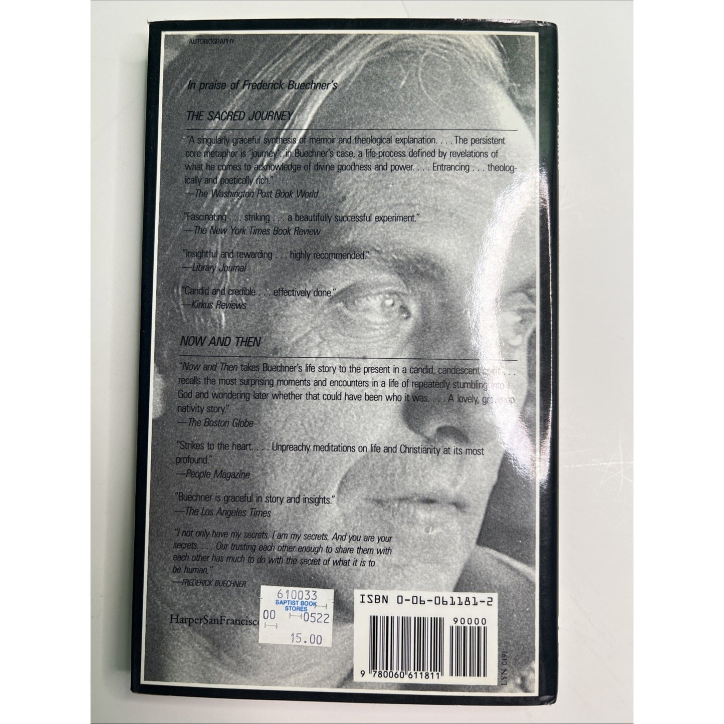 Telling Secrets A Memoir by Frederick Buechner 1991 Hardcover Dust Jacket