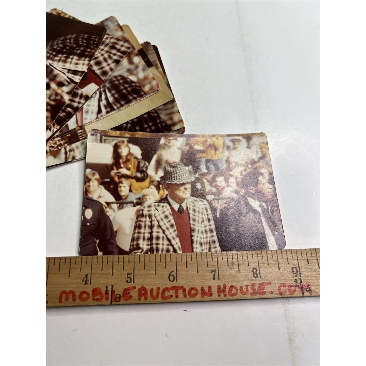 Set 9 Photos PAUL BEAR BRYANT Alabama Crimson Tide Football 3.5x5” Estate Find