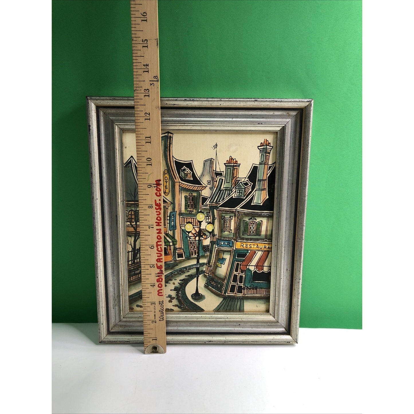 FRAMED Acrylic On Board PARIS PARISIAN FRENCH CITYSCAPE SIGNED
