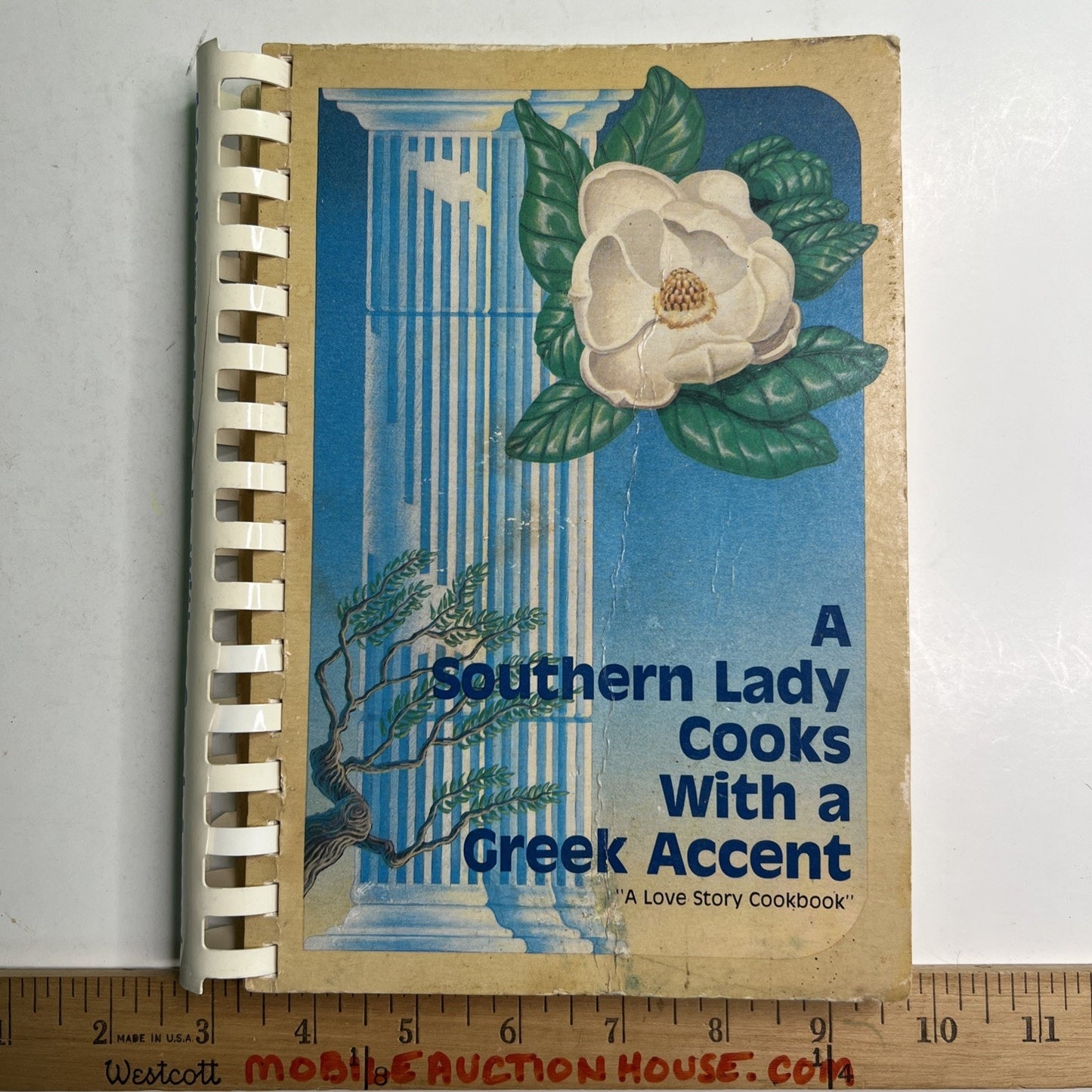 Southern Lady Cooks with a Greek Accent Sophia Clikas SIGNED Mobile AL Cookbook