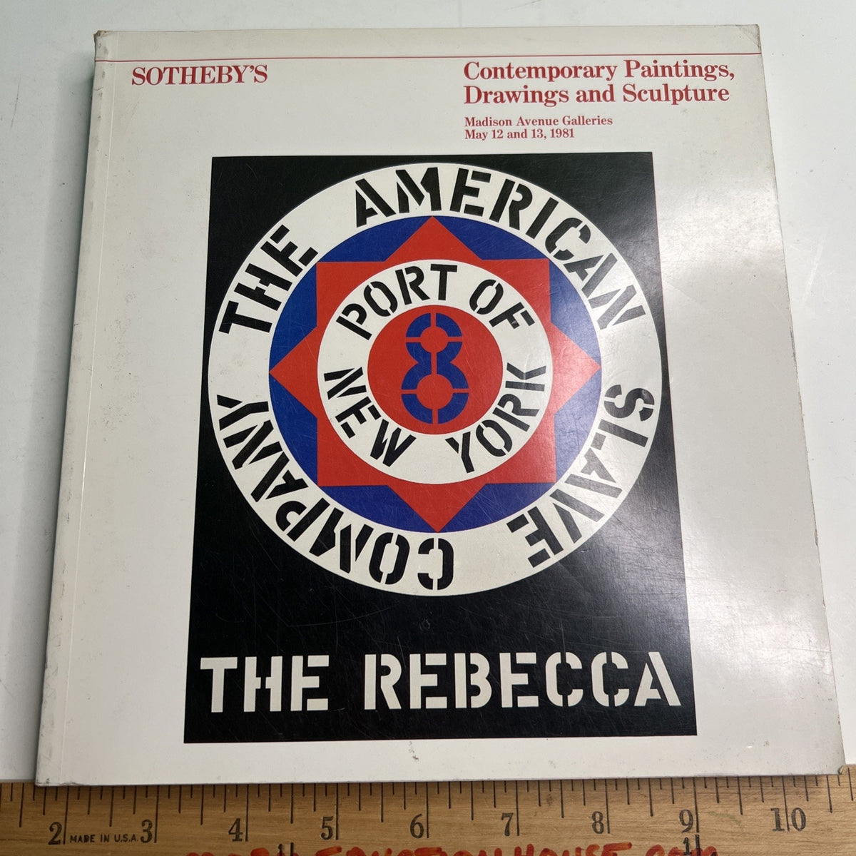 Sotheby's Auction Catalogue Contemporary Paintings Drawings & Sculpture 1981