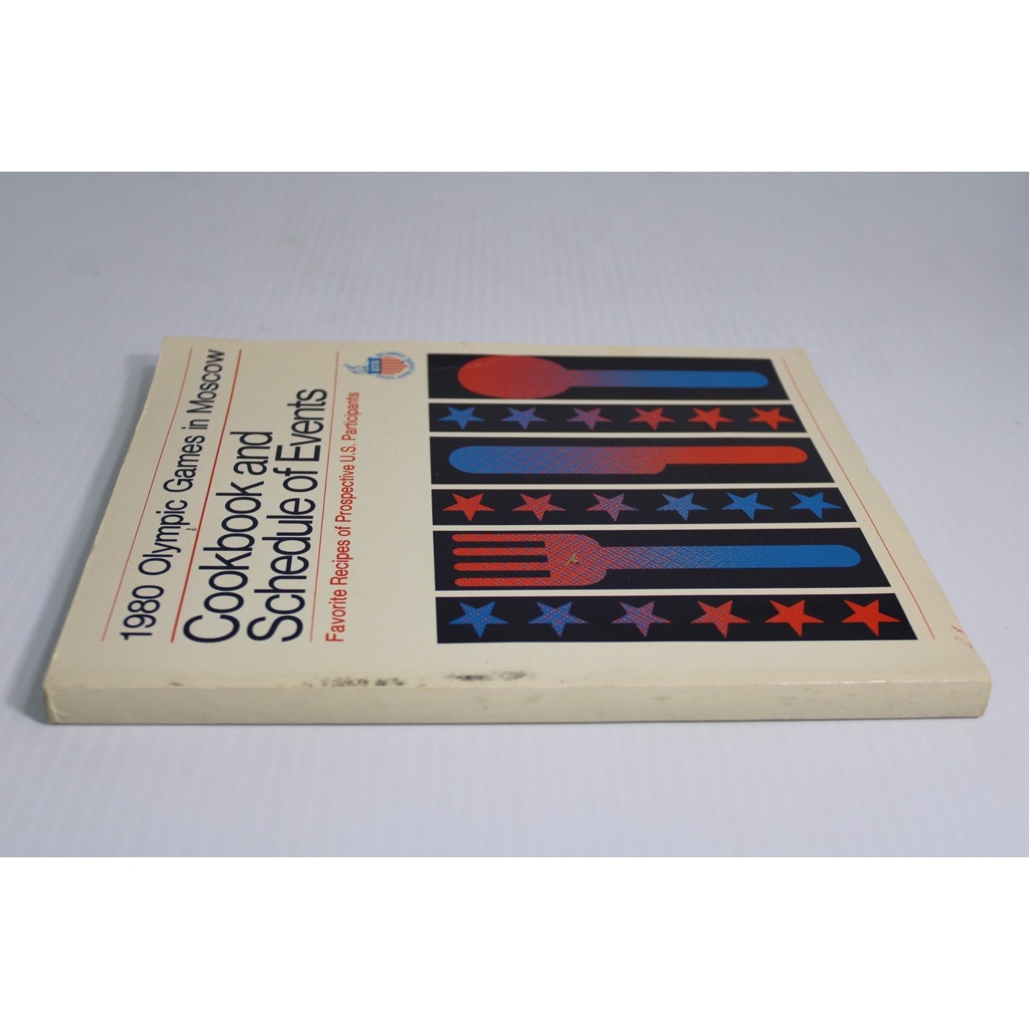 Vintage 1980 Moscow Olympics US Team Boycott Cookbook Schedule of Events 1979