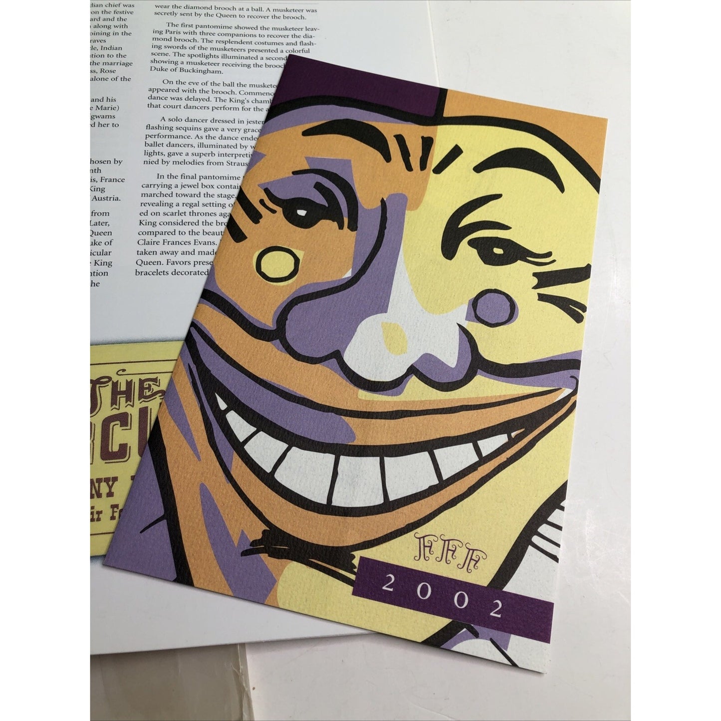 Fifty Funny Fellows FFF 2002 75th Anniversary Invitation Celebration & History