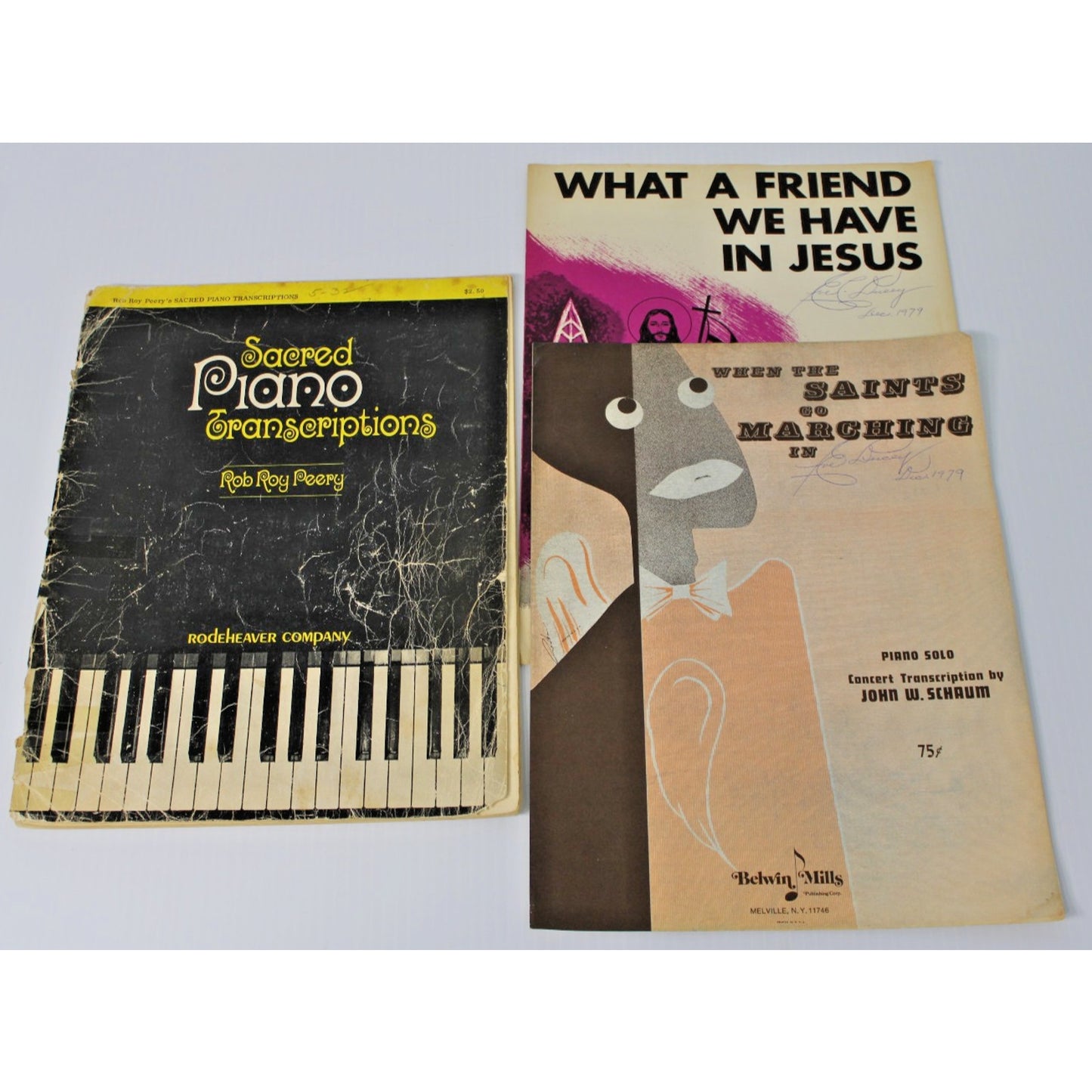 Vintage 1950s Sacred Piano Transcriptions + 2 Bonus Piano Solo Hymns