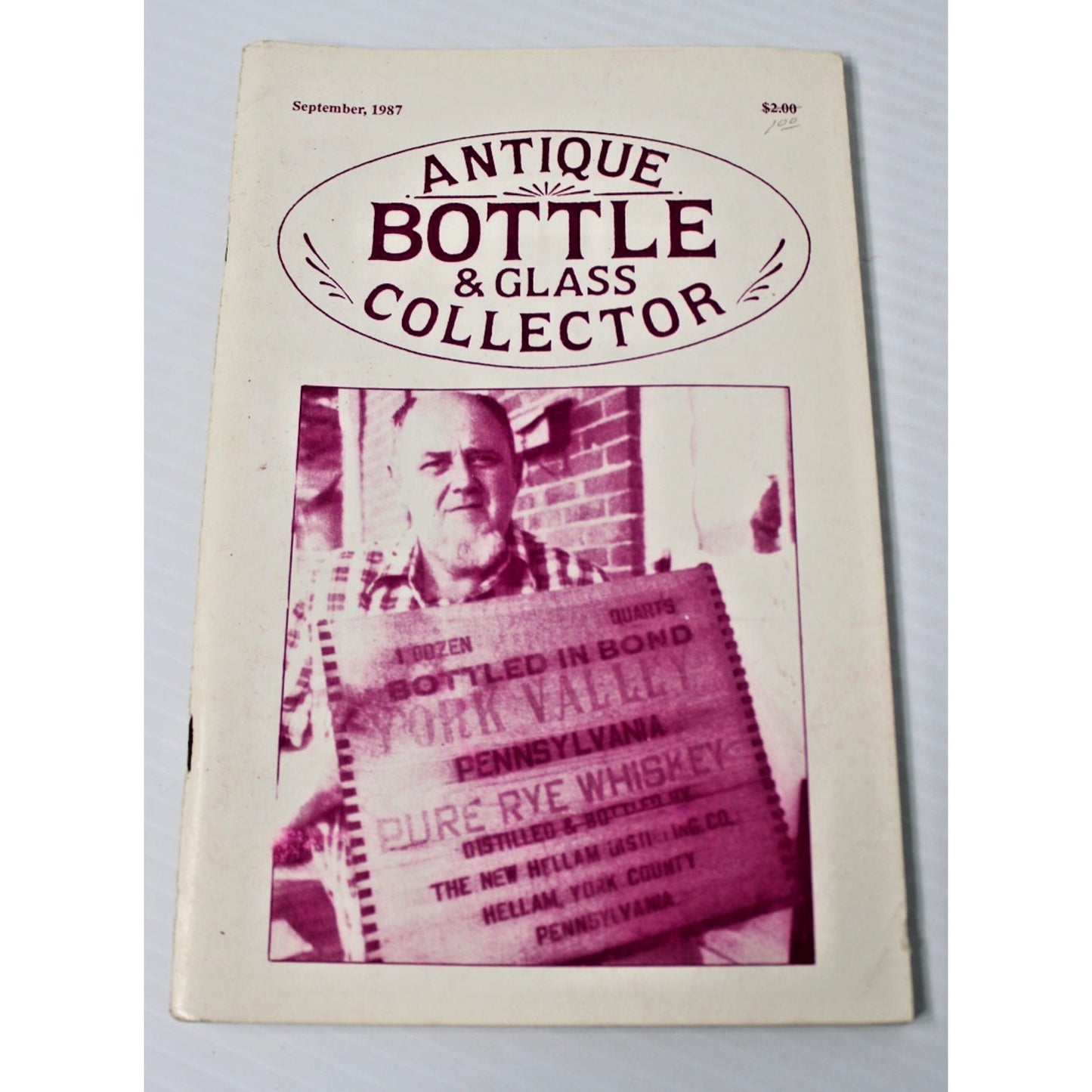 Lot of 5 Issues "Antique Bottle & Glass Collector" June to November 1987