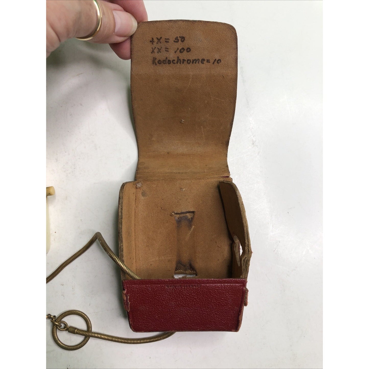 Bewi 1955 Automat Light Meter With Bertram Leather Case Vintage