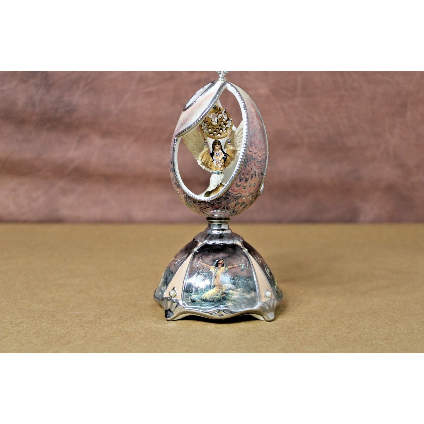 Russ Docken "Dream Catcher" Music Box Guilding Spirits Ardleigh Elliott Numbered