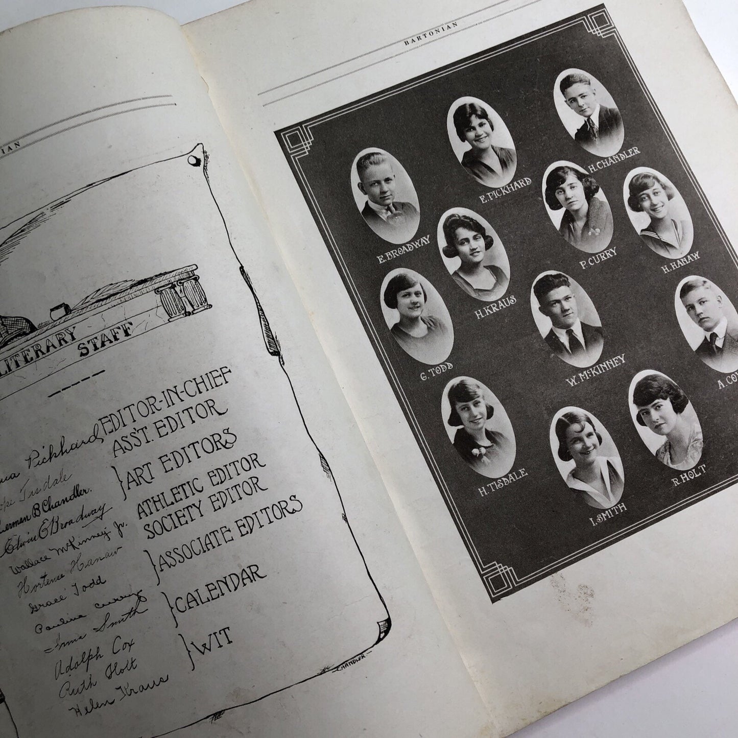 1921 BARTONIAN Yearbook Mobile High School Alabama Local History Barton Academy