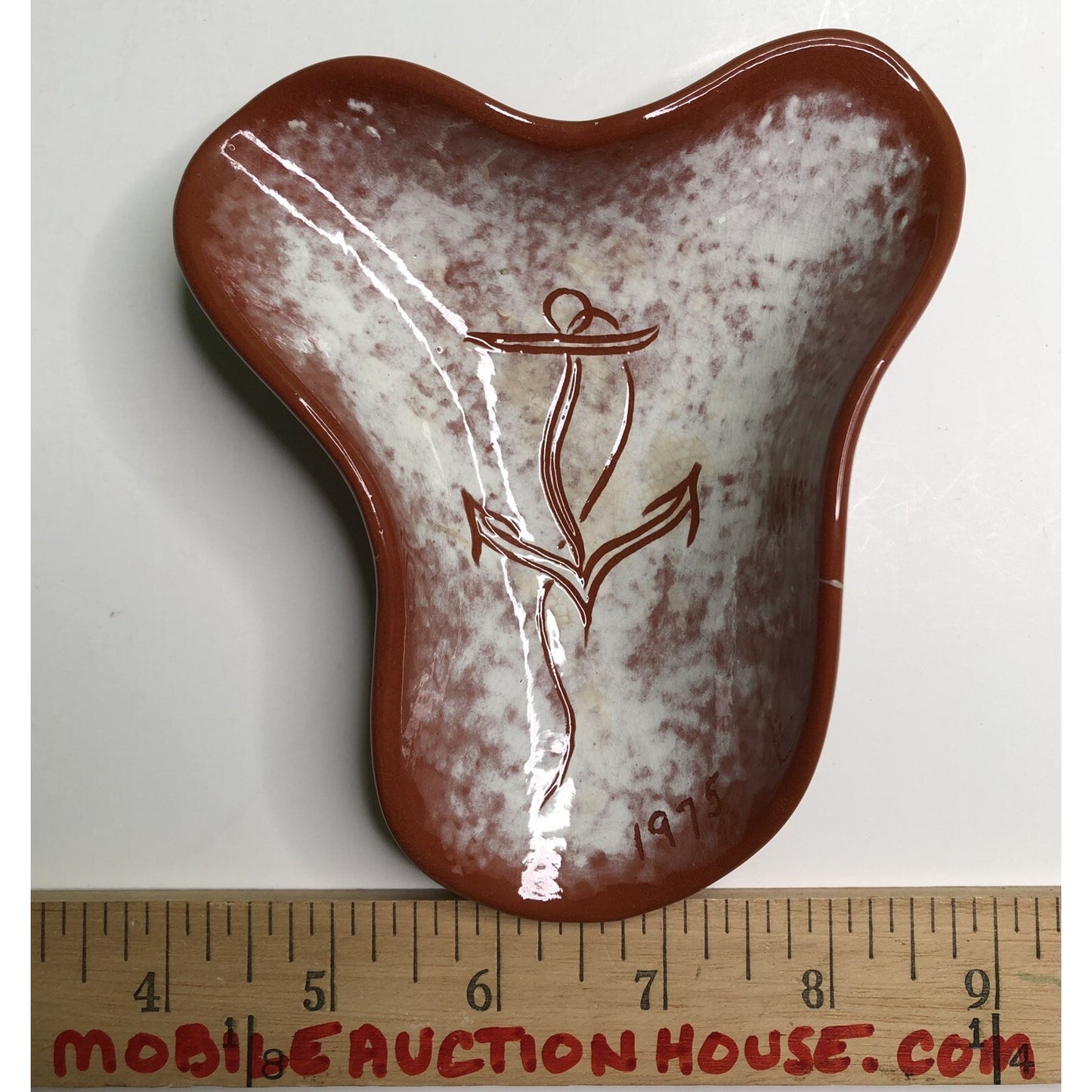 1975 Fairhope Alabama AL Pottery Dish Or Ashtray Marked Fall Conference Anchor
