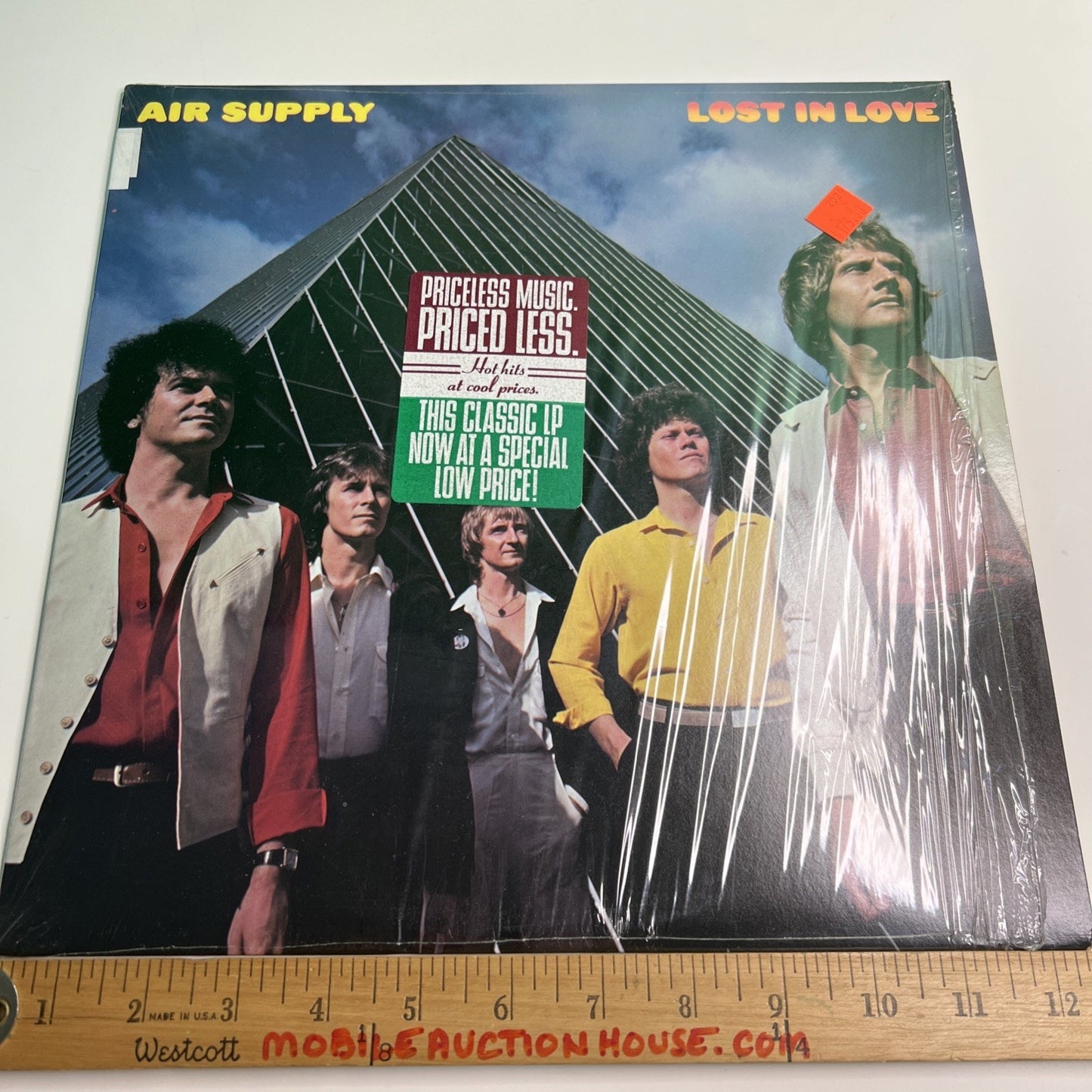 Air Supply Lost in Love 1980 33 LP Vinyl Record Album AL 9530 Hype Stickers