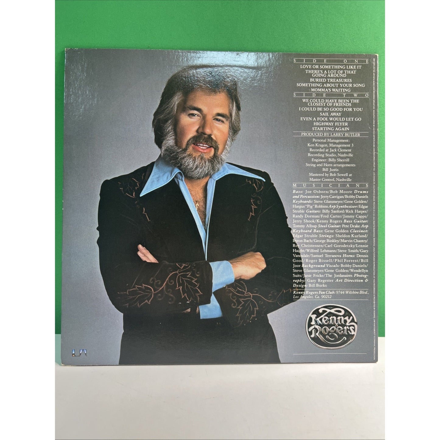 Kenny Rogers - Love or Something Like It Vinyl Record LP United Artists