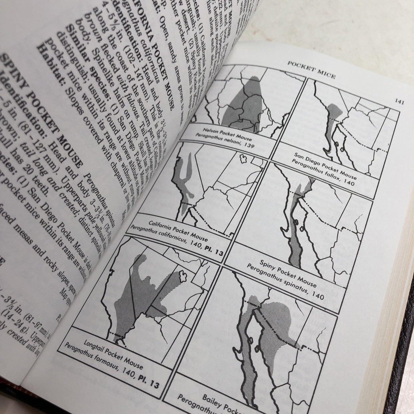 Roger Tory Peterson Field Guides: MAMMALS Burt & Grossenheider HC Leatherbound