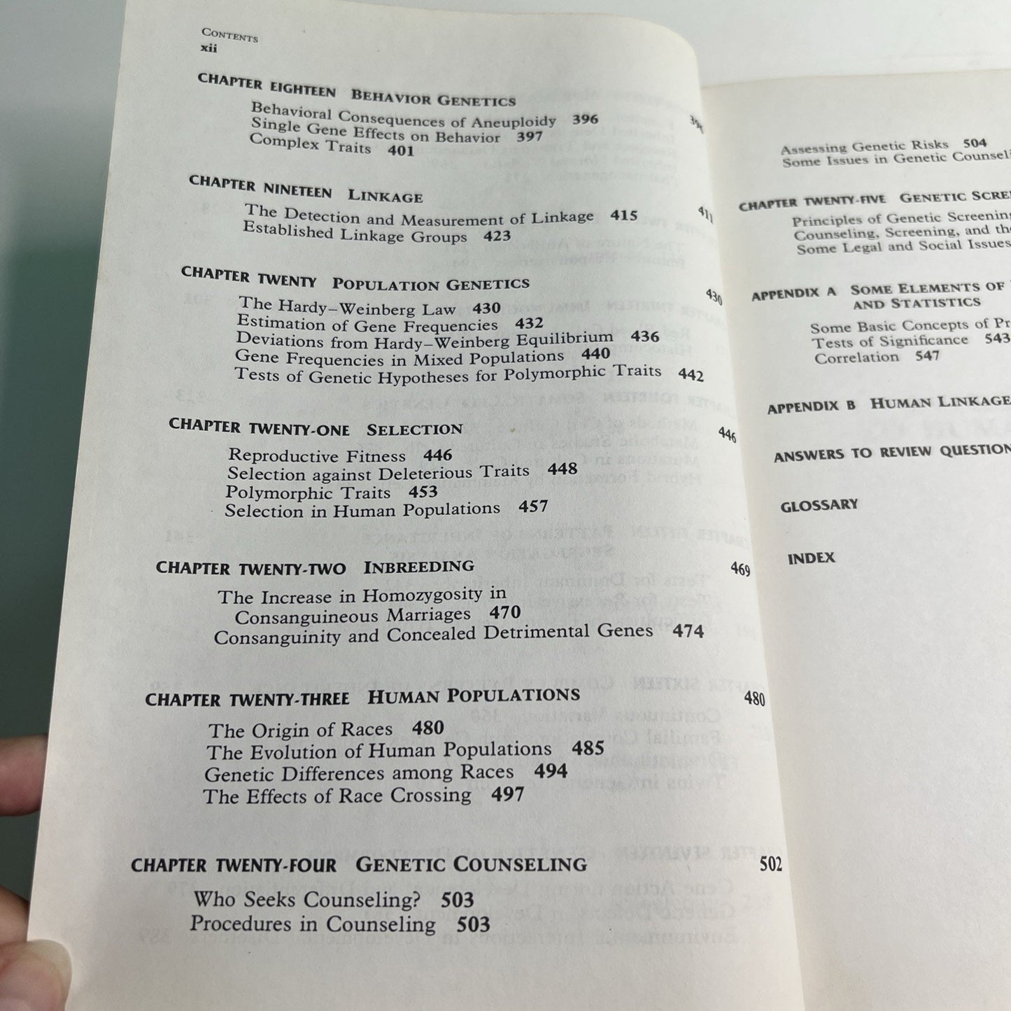 An Introduction To Human Genetics 3rd Edition H. Eldon Sutton 1980 HC Textbook