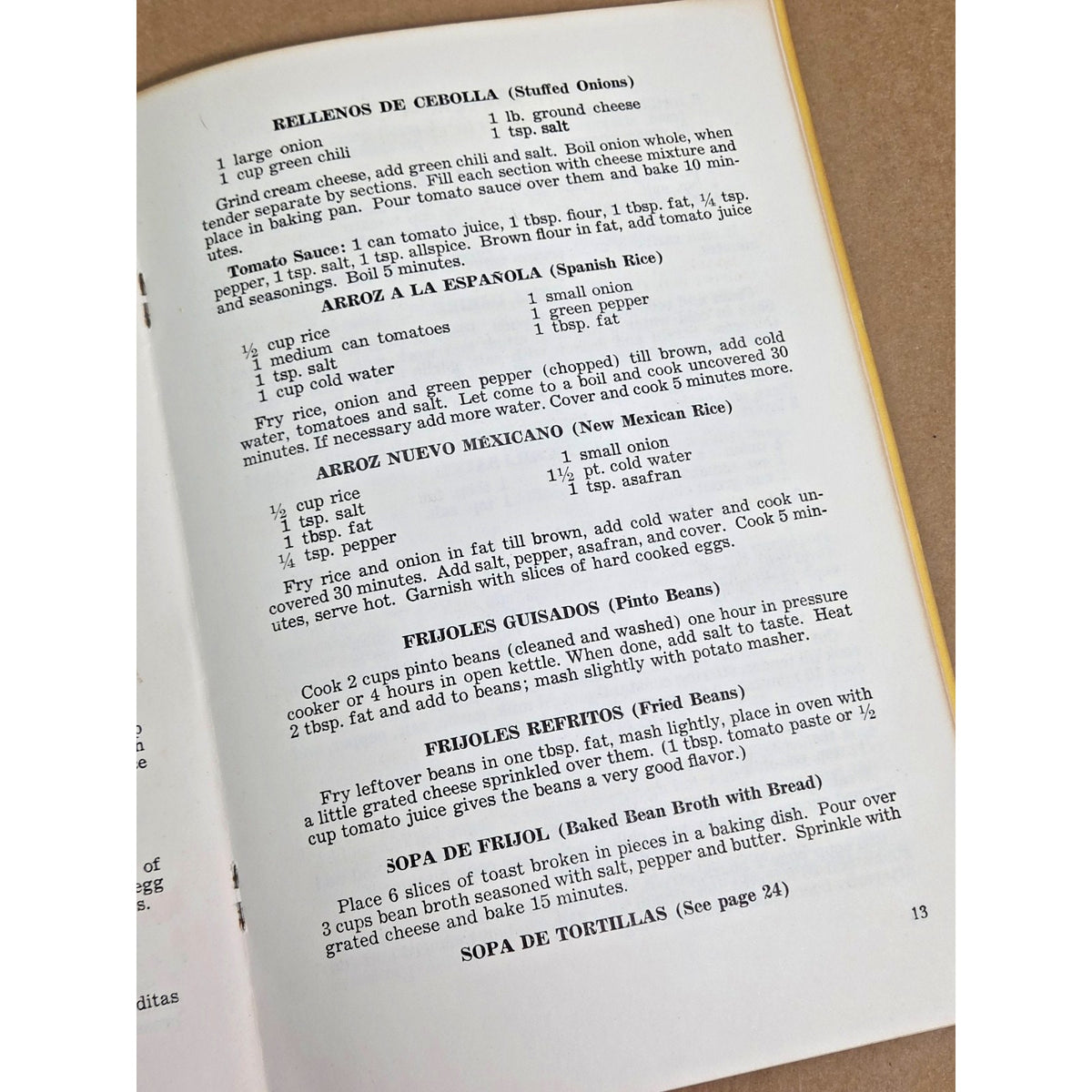 Vintage 1963 New Mexico Dishes Cookbook Margarita C. de Baca Rydal Press