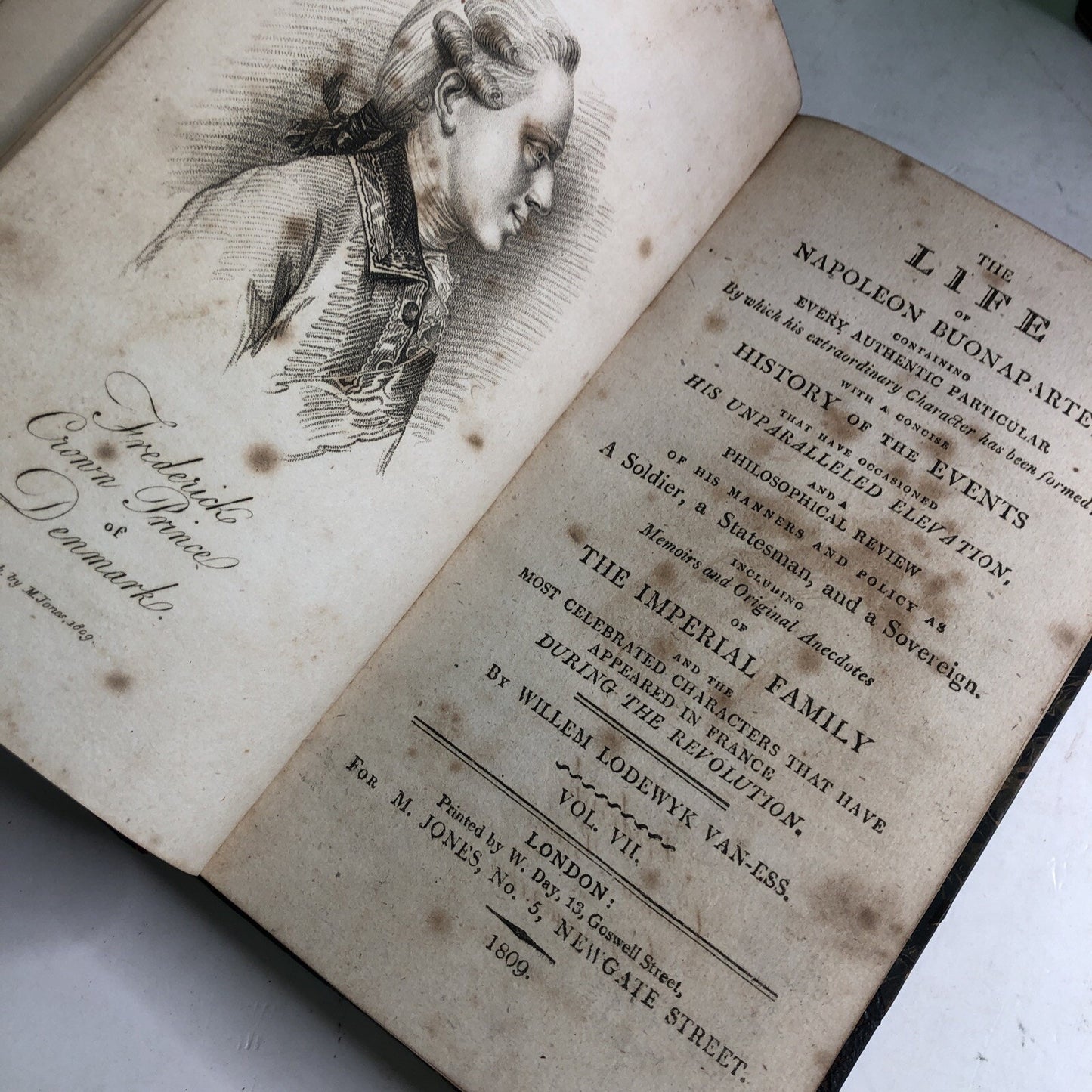 1809 Life Of Napoleon Bonaparte By Willem Lodewyk Van-Ess Vols. 1 - 7