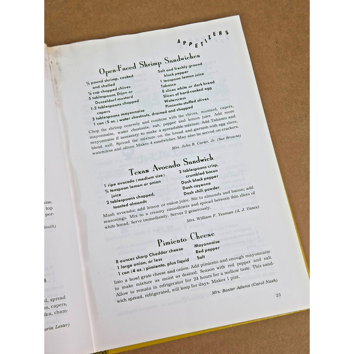 Vintage 1968 Houston Junior League Cook Book - 1st Edition Texas TX Recipes