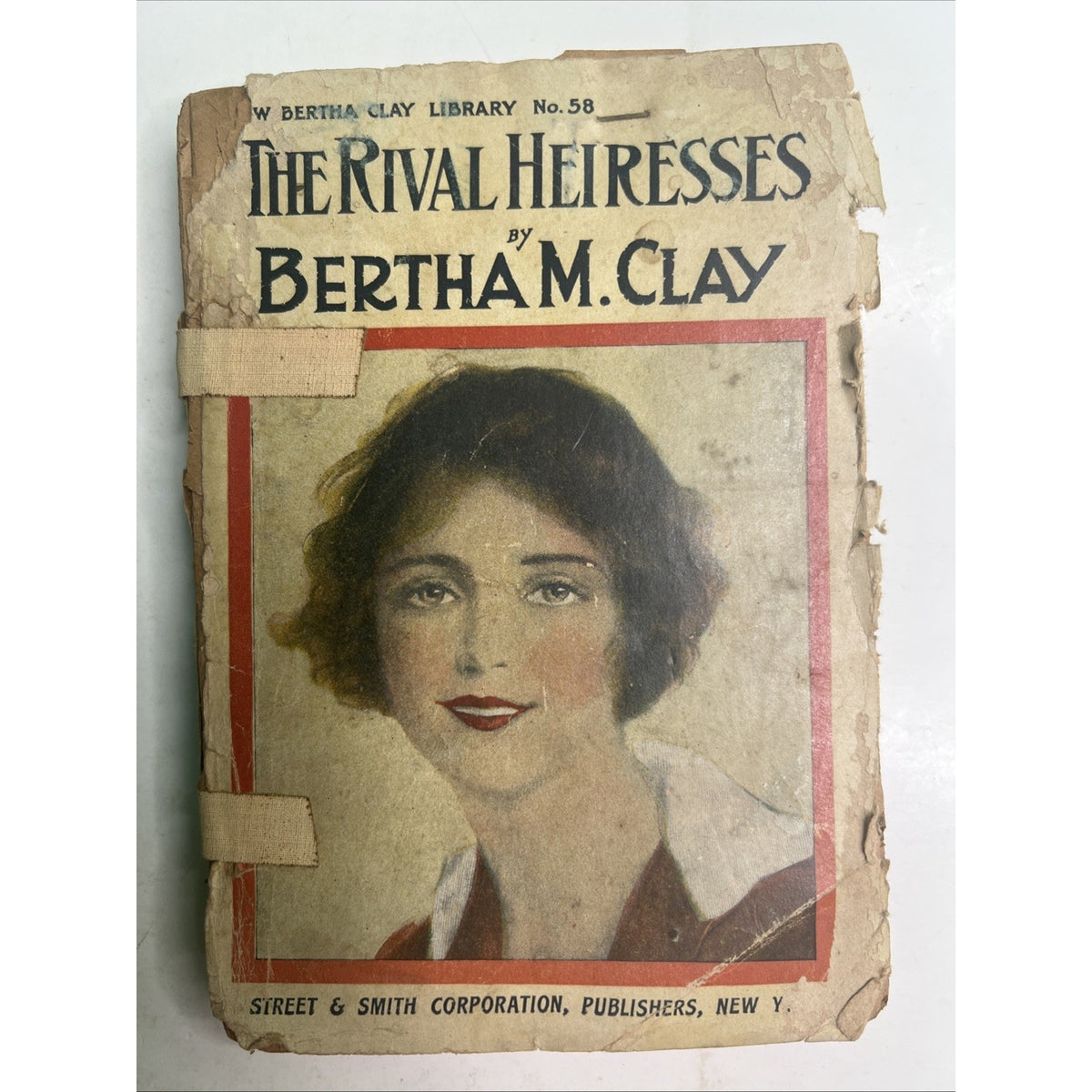 New Bertha Clay Library #58 1900's PB The Rival Heiresses Damaged But Complete