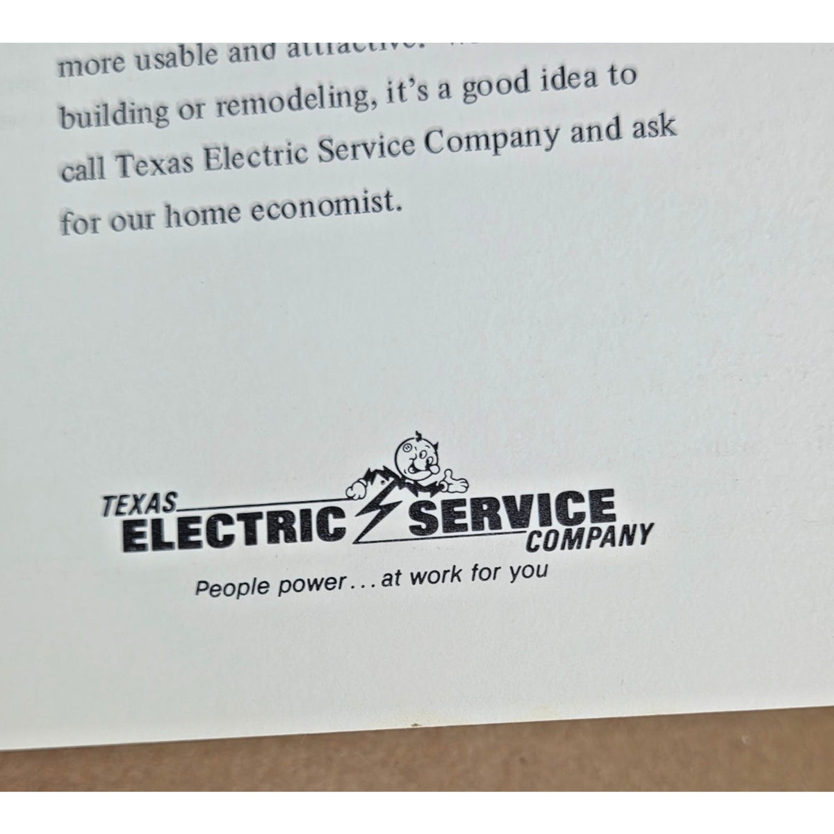 Vintage TESCO Southwest Recipes Cookbook Reddy Kilowatt Mid-Century Texas TX