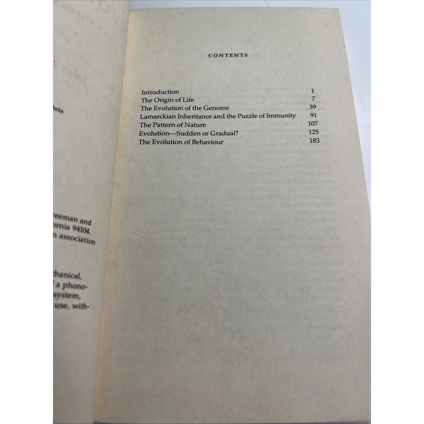 Evolution Now A Century After Darwin by John Maynard Smith PB First Edition 1982