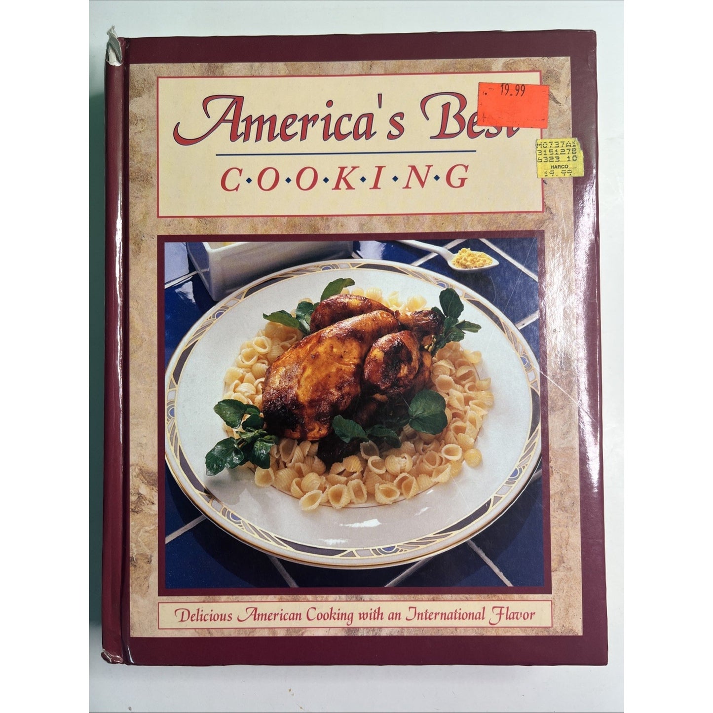 1995 America’s Best Cooking Delicious International Flavor HC Illustrated Gilt