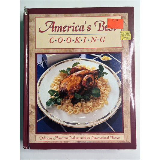 1995 America’s Best Cooking Delicious International Flavor HC Illustrated Gilt