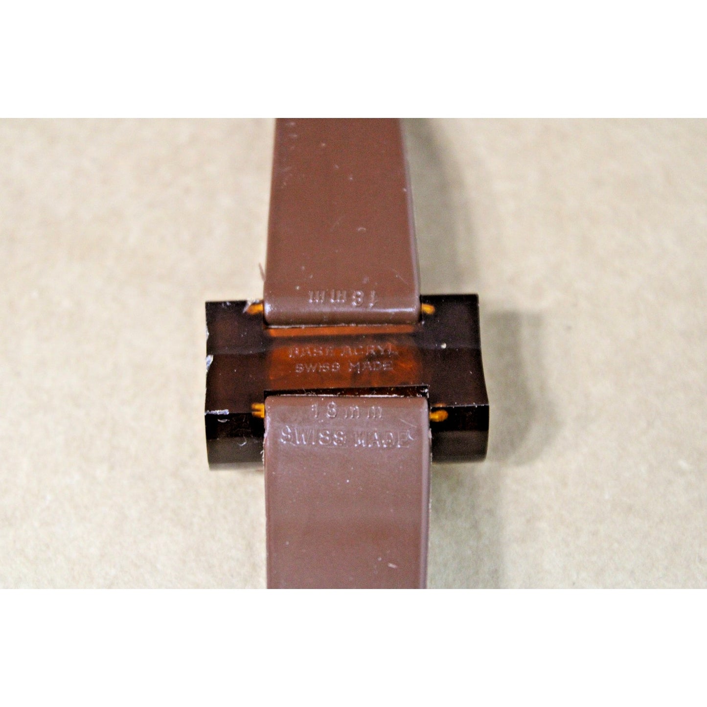 Vintage Mod 1970s Lucerne Ladies Watch, Plastic/ Acrylic, Bottom Wind, Groovy!