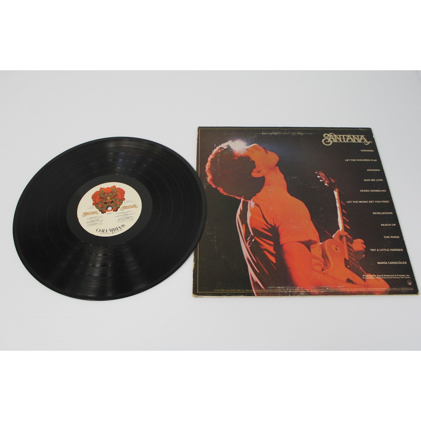 Santana- Festival, 1977 CBS Records BL-34423, Classic Rock Album in EX Condition