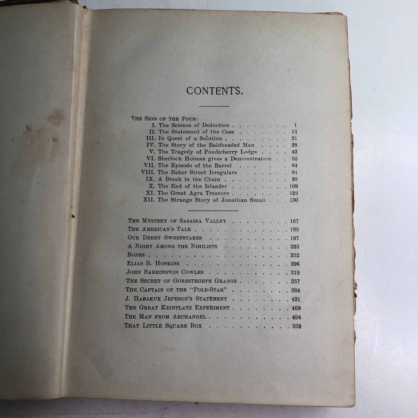 Conan Doyle's Best Books Detective Mystery Sherlock Holmes Vols. 1, 2 & 3
