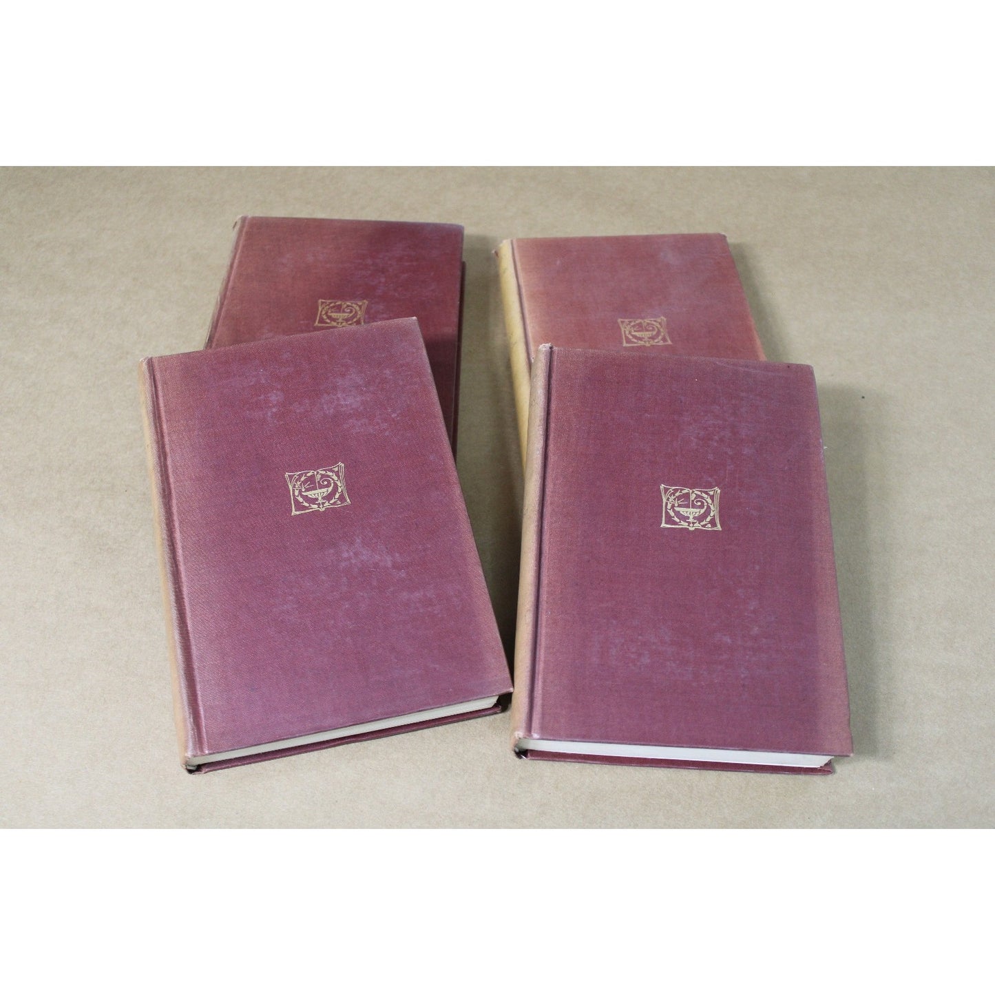 Antique Robert Louis Stevenson Books 4 Volume Set, Scribner's 1899- Clean Pages!