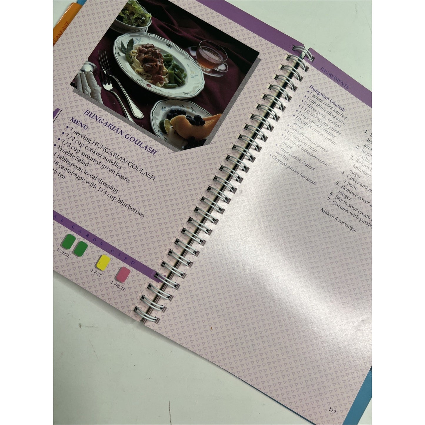 Vintage Richard Simmons Deal A Meal Cookbook Spiral Bound Weight Loss Recipes