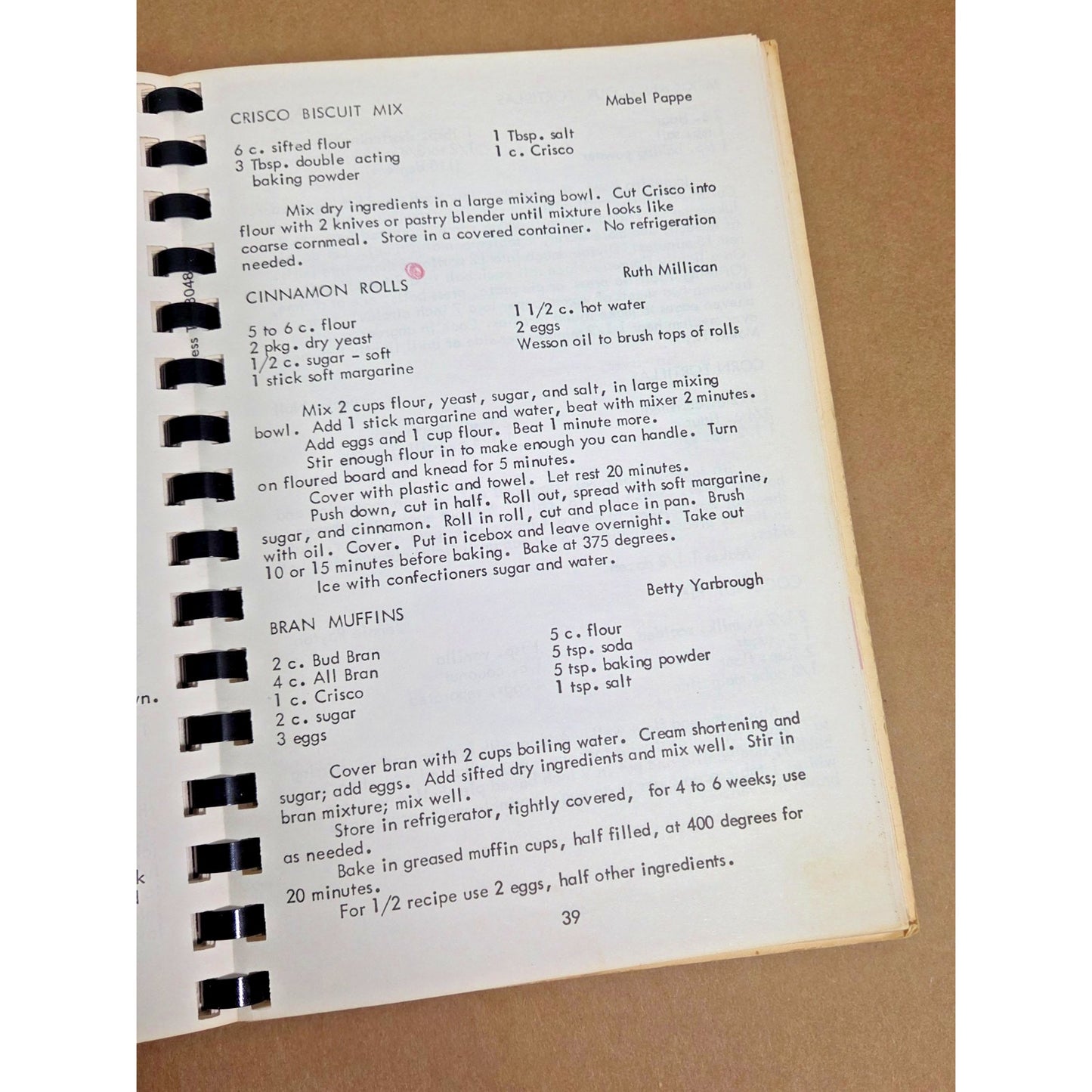 Vintage 1982 Euless Texas Community Cookbook - Local Senior Citizen Recipes