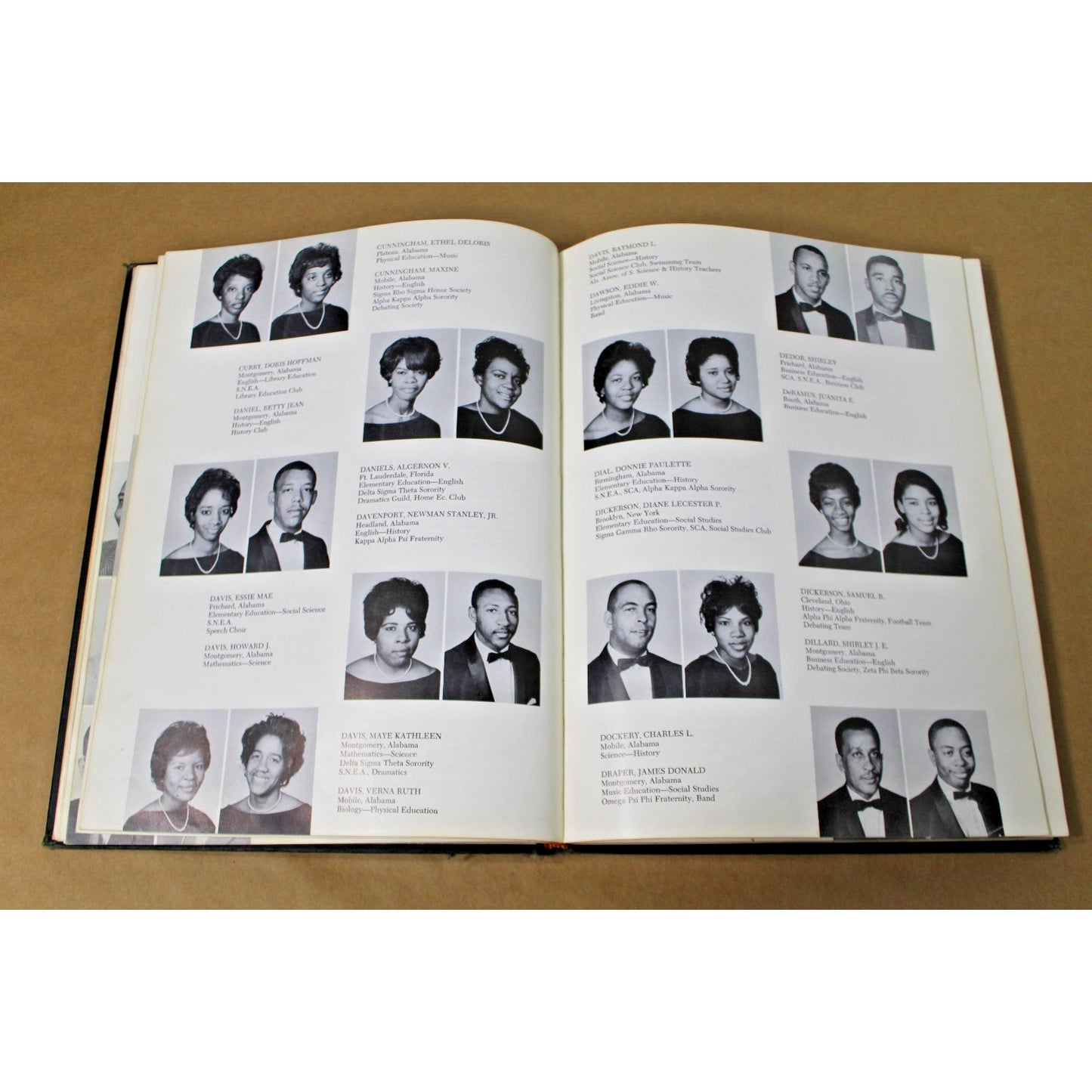 Vintage 1965 Alabama State University Yearbook The '65 Hornet HBCU Montgomery AL