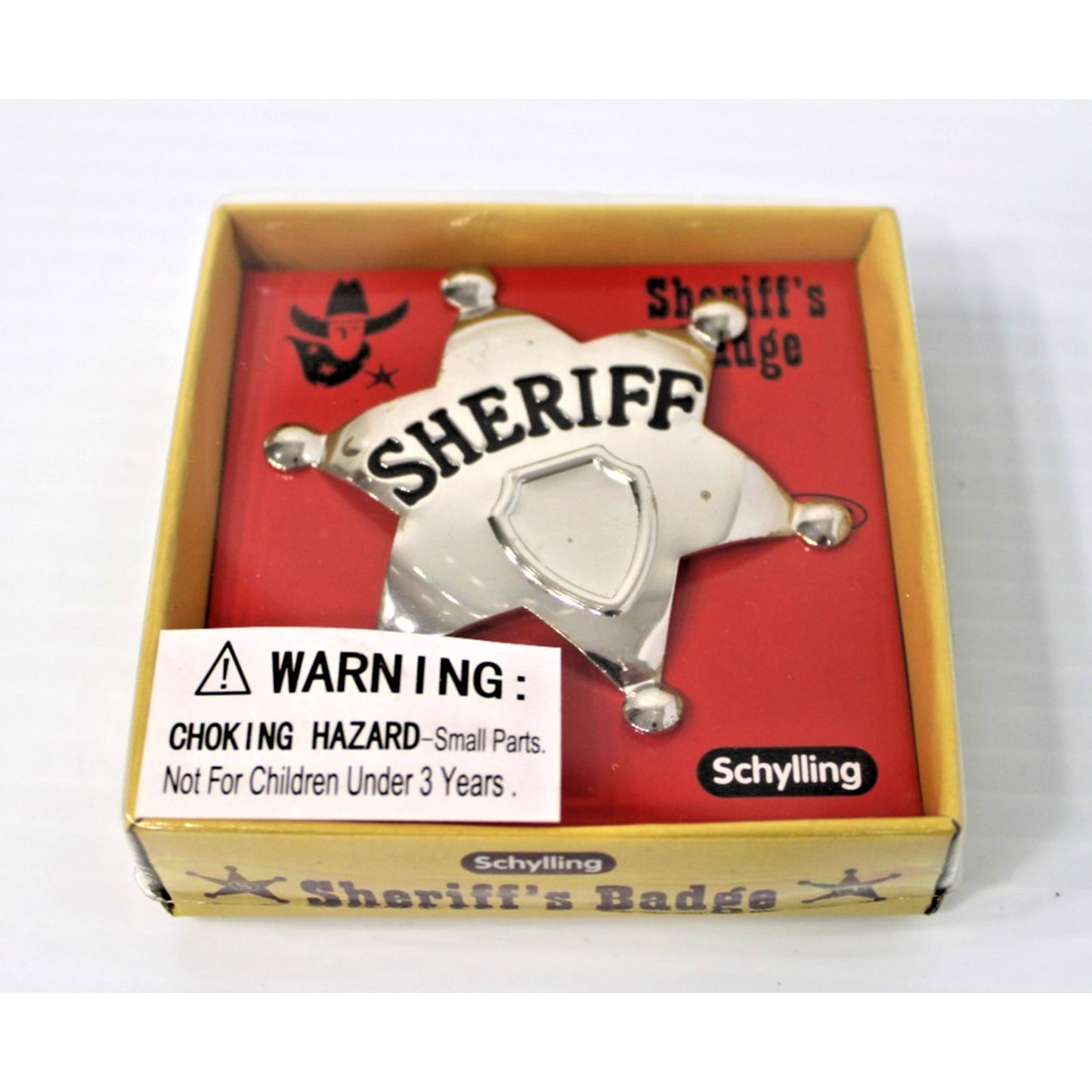Sheriff Badge Metal Kid's Play Pretend Toy, Sheriff Woody, Schylling New In Box