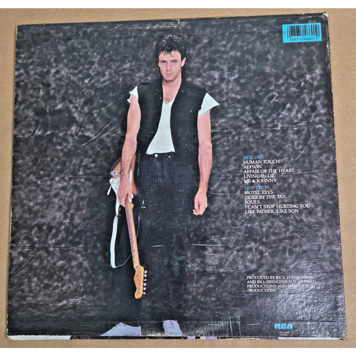Rick Springfield "Living in Oz" 1983 Vinyl LP - Original Pressing AFL1-4660 VG