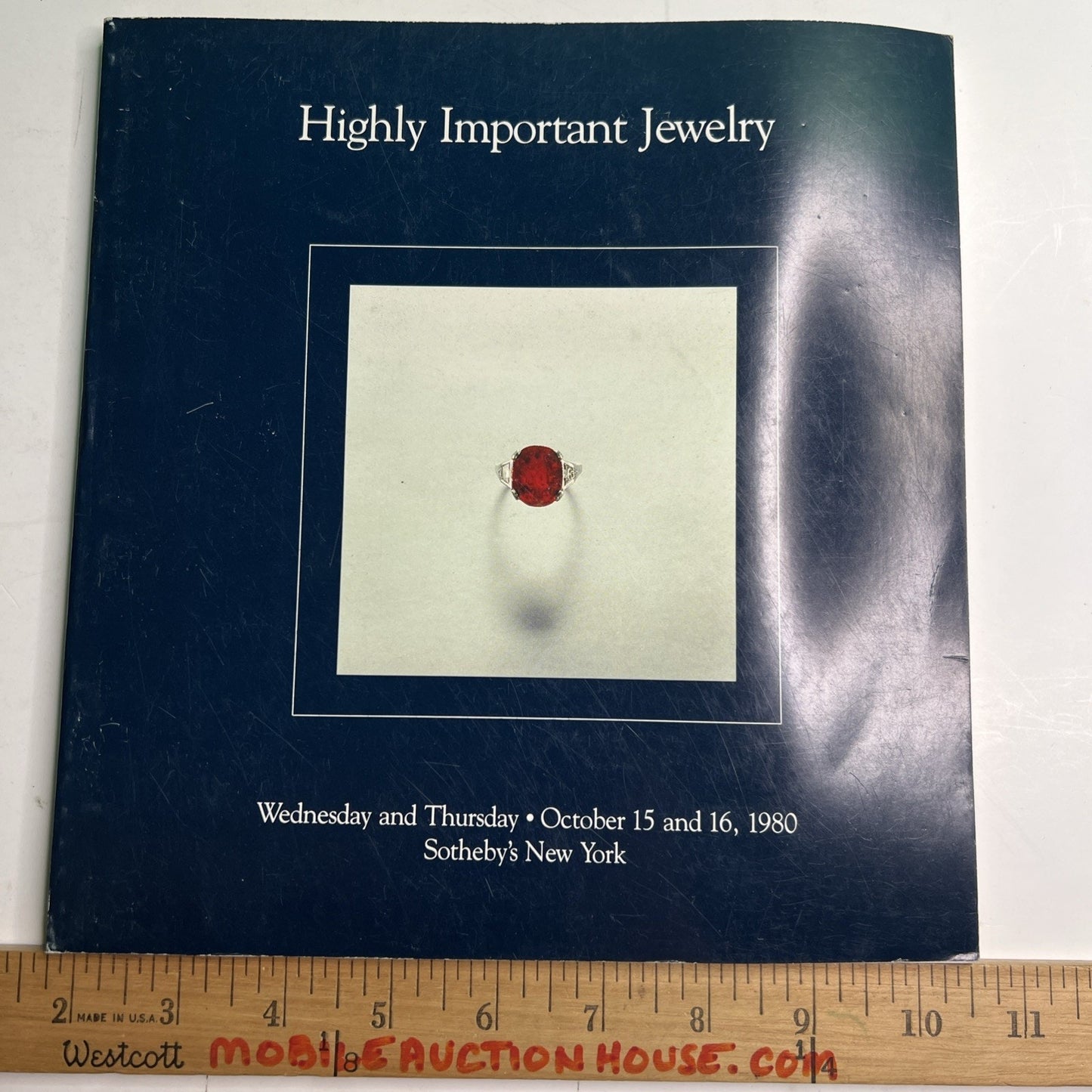 Sotheby’s Auction Catalog October 15 & 16, 1980 Highly Important Jewelry